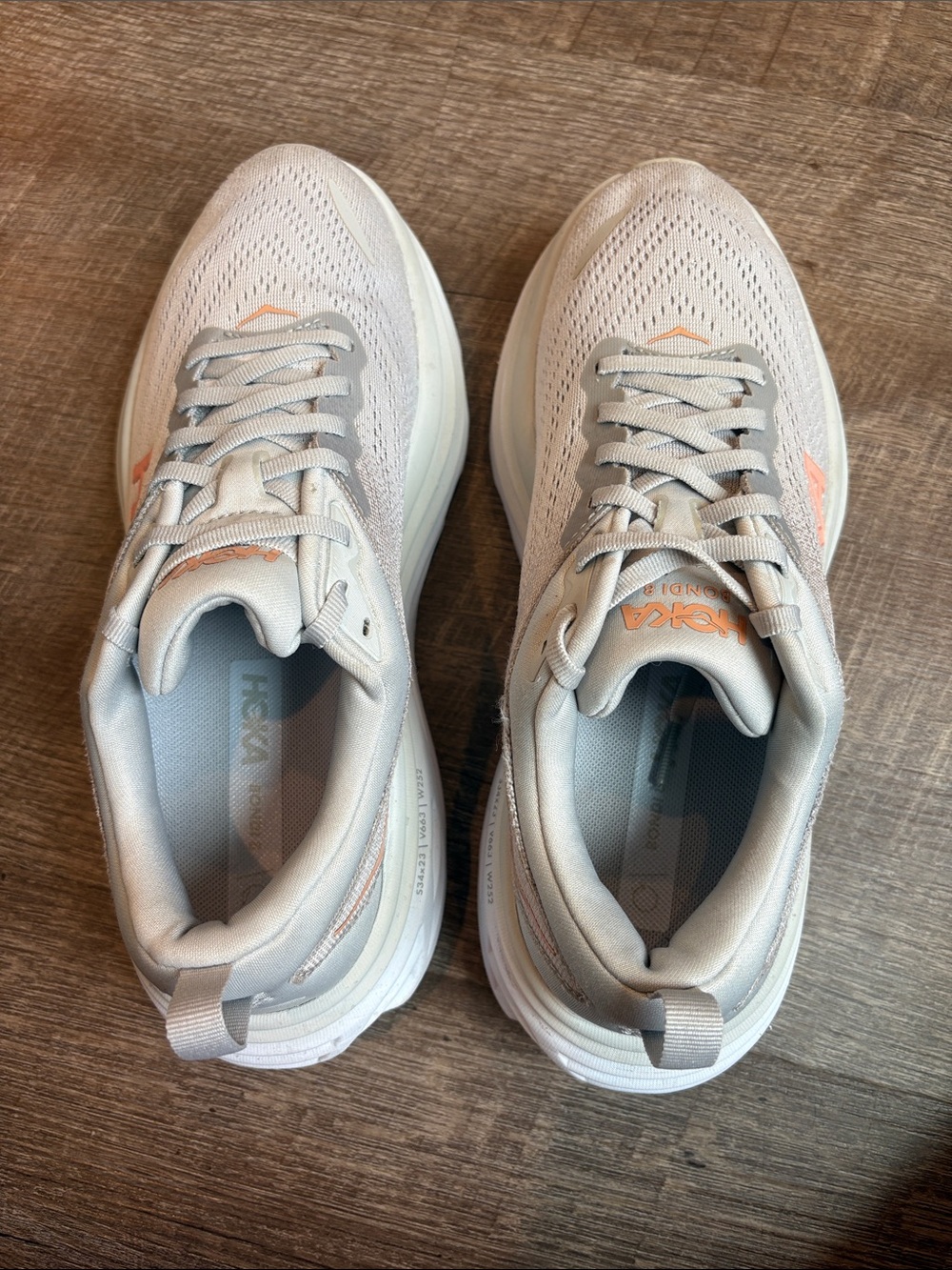 Hoka Bondi 8 Running Shoes Women’s 8.5 Harbor Mist/Lunar Rock Athletic - Picture 9 of 9